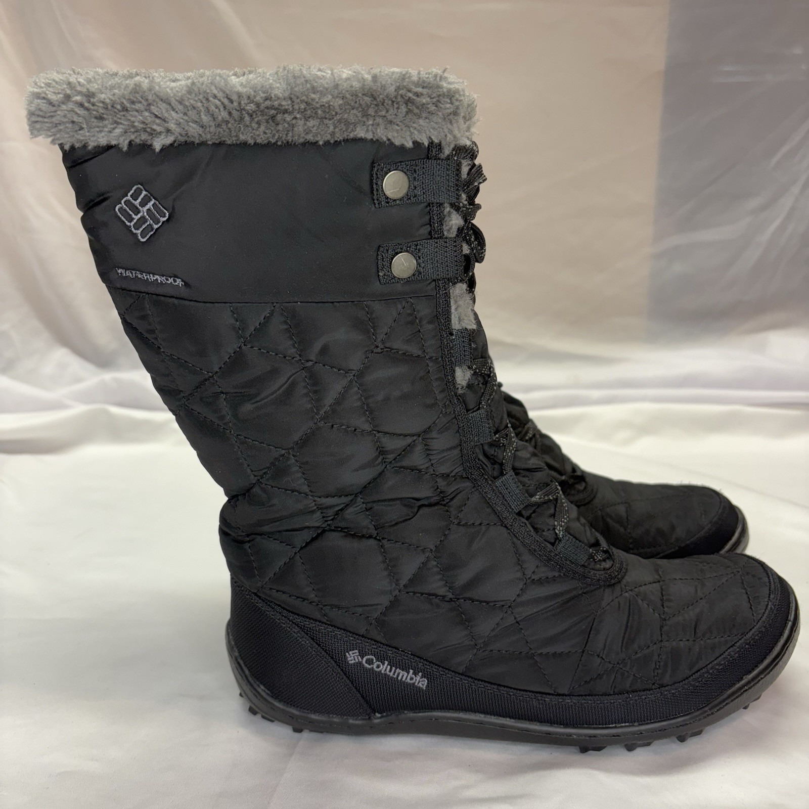 Columbia Women's Minx Mid Ii Boot Size 8 Black Waterproof Winter Snow Omni Heat